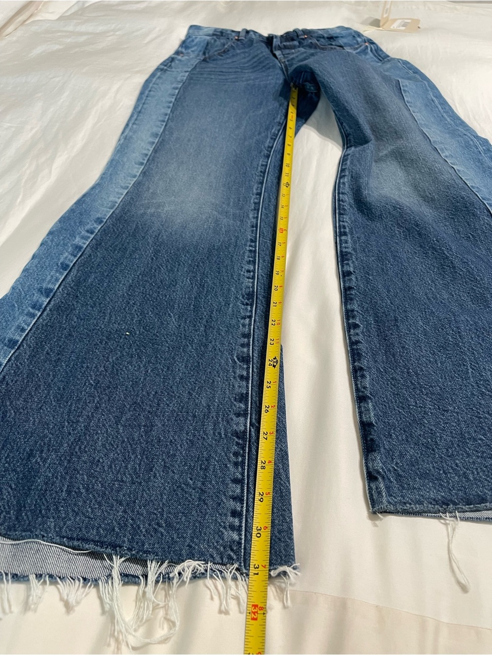 MOTHER The Tux Sidestepper Sneak Fray Jeans - Picture 8 of 14